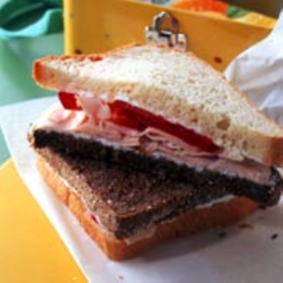 Schwarzweiß-Sandwich