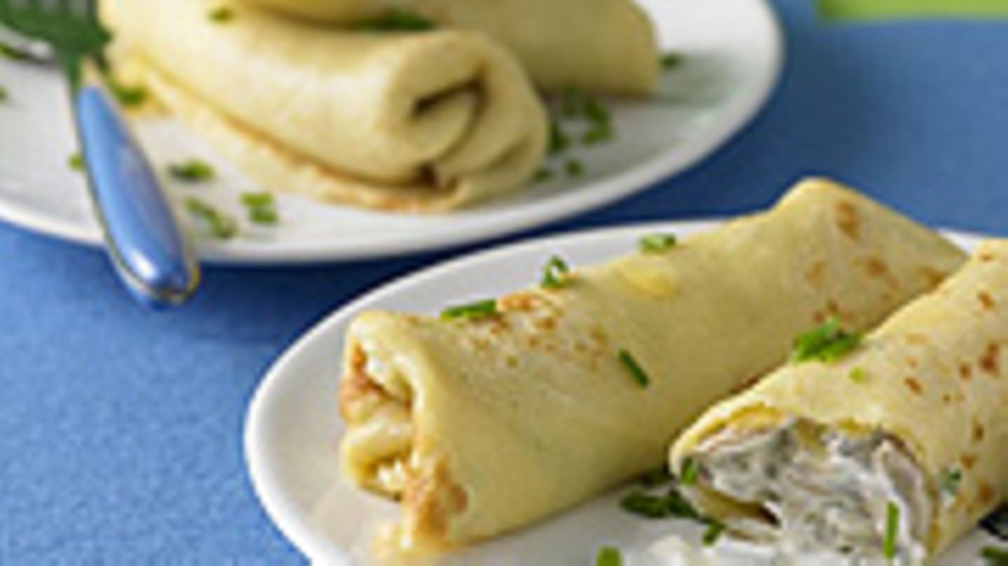 Crêpes mit Champignonfüllung | BRIGITTE.de