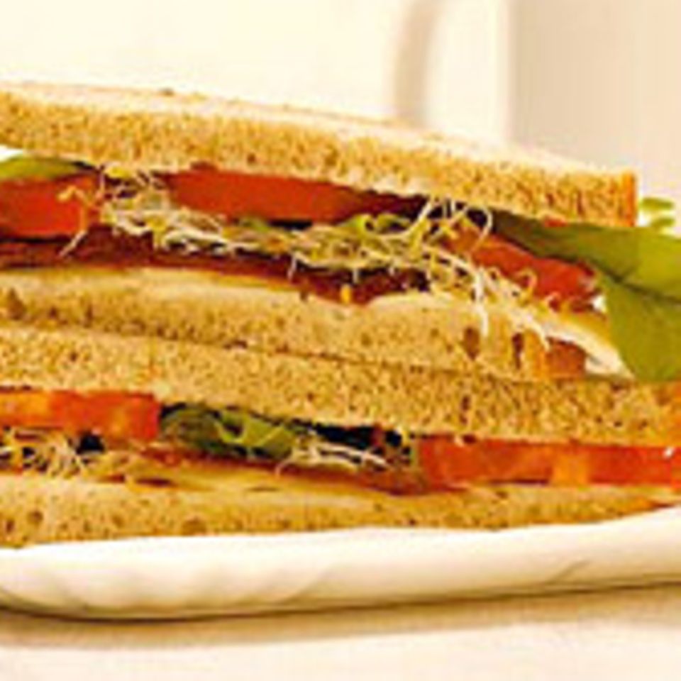 Sprossen-Käse-Sandwich