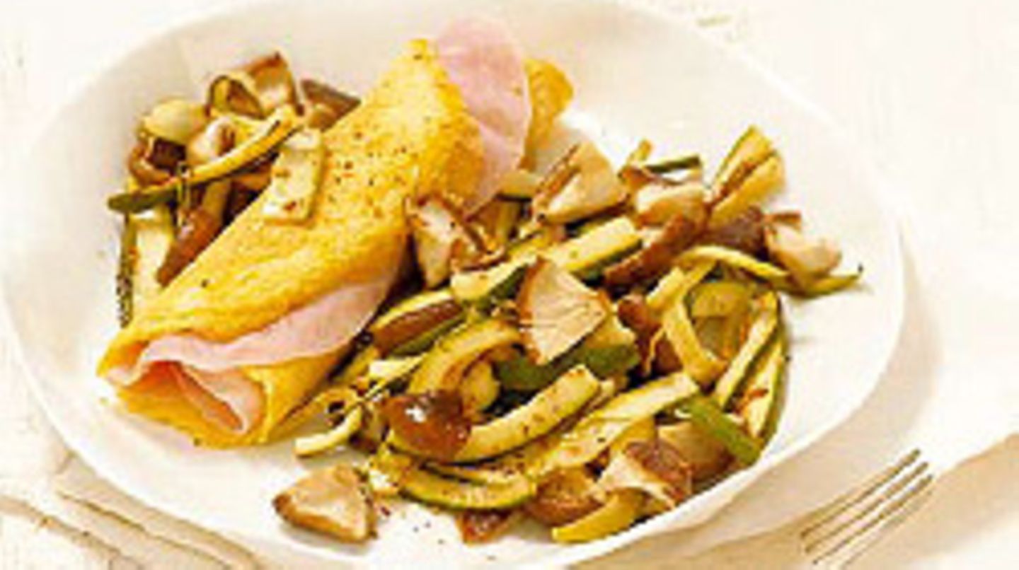 SchinkenOmelett mit Pilzen BRIGITTE.de