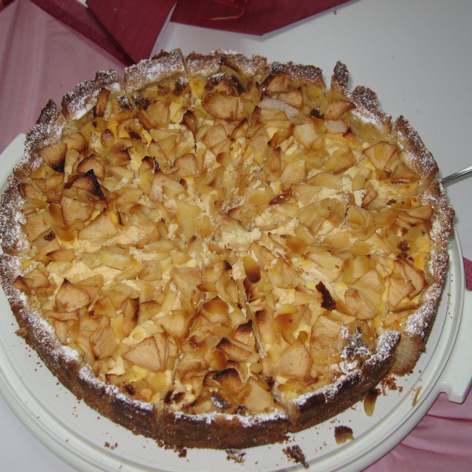 Apfelkuchen mit Quark