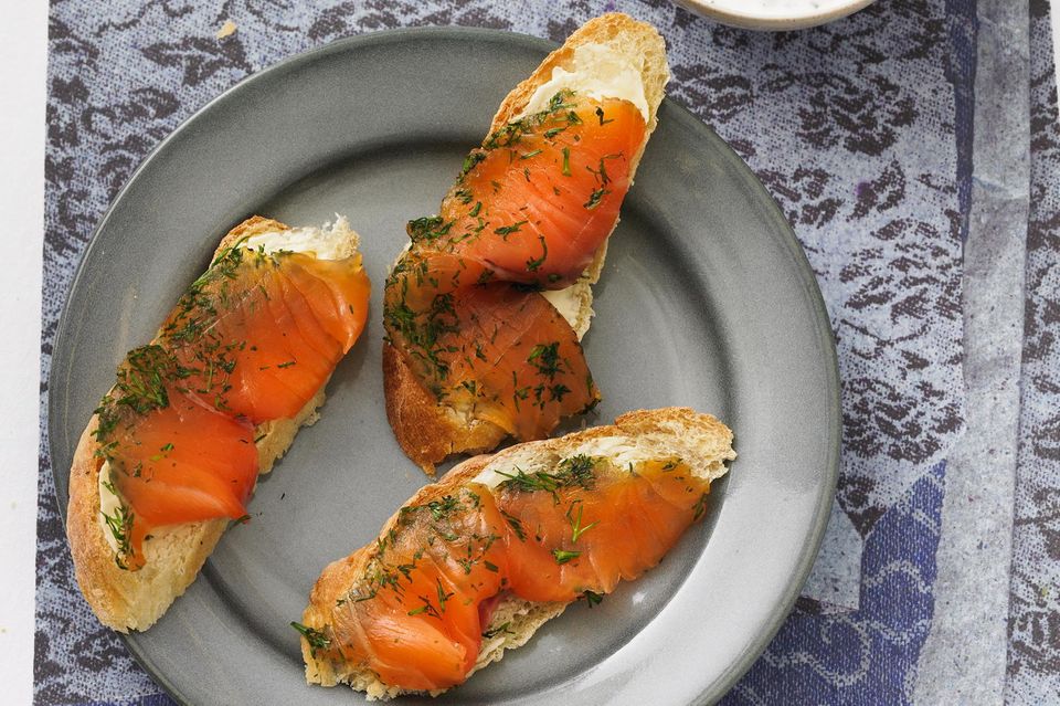 Graved Lachs auf schwedische Art