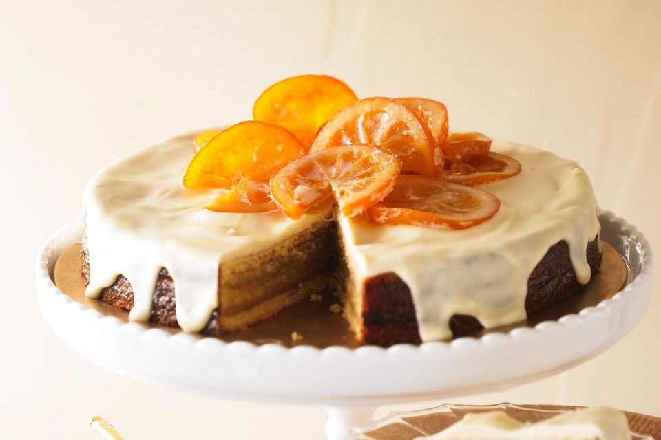 Orangen-Baumkuchen-Torte