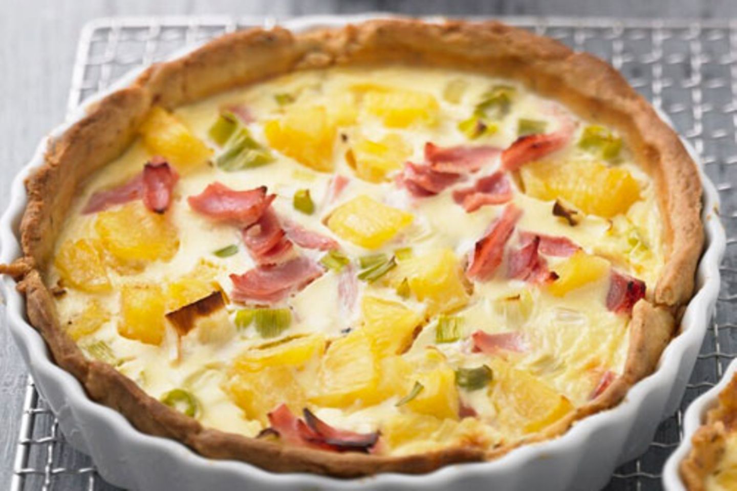 quiche "hawaii"