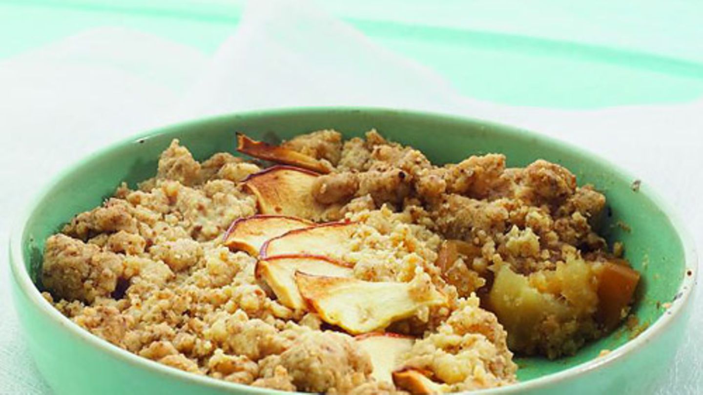 Apfel-Dinkel-Crumble | BRIGITTE.de