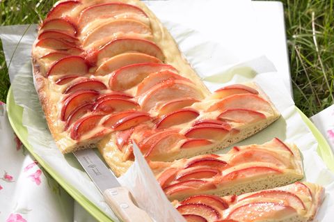 Apfel-Pflaumen-Streifen