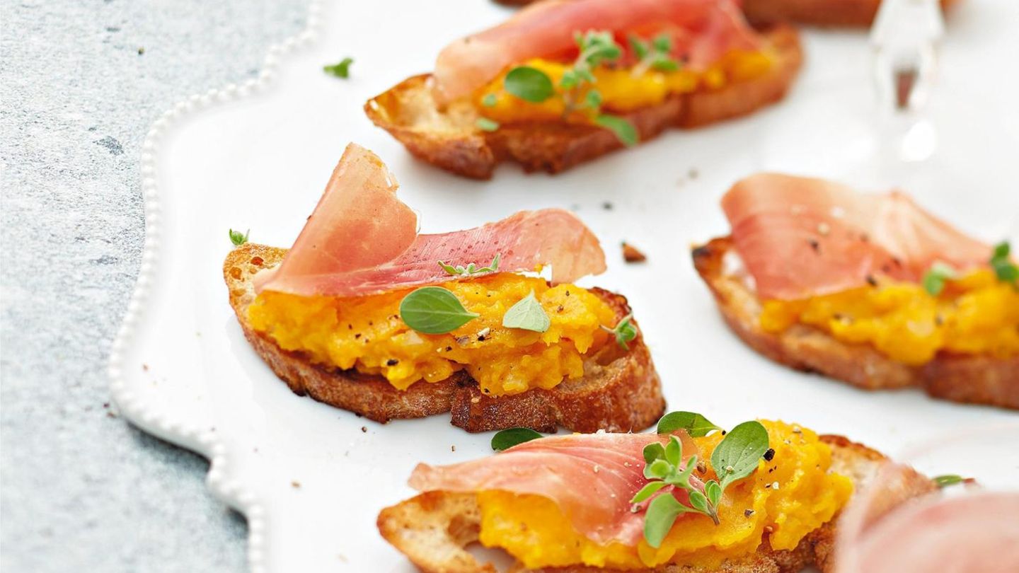 Crostini mit Kürbiscreme | BRIGITTE.de