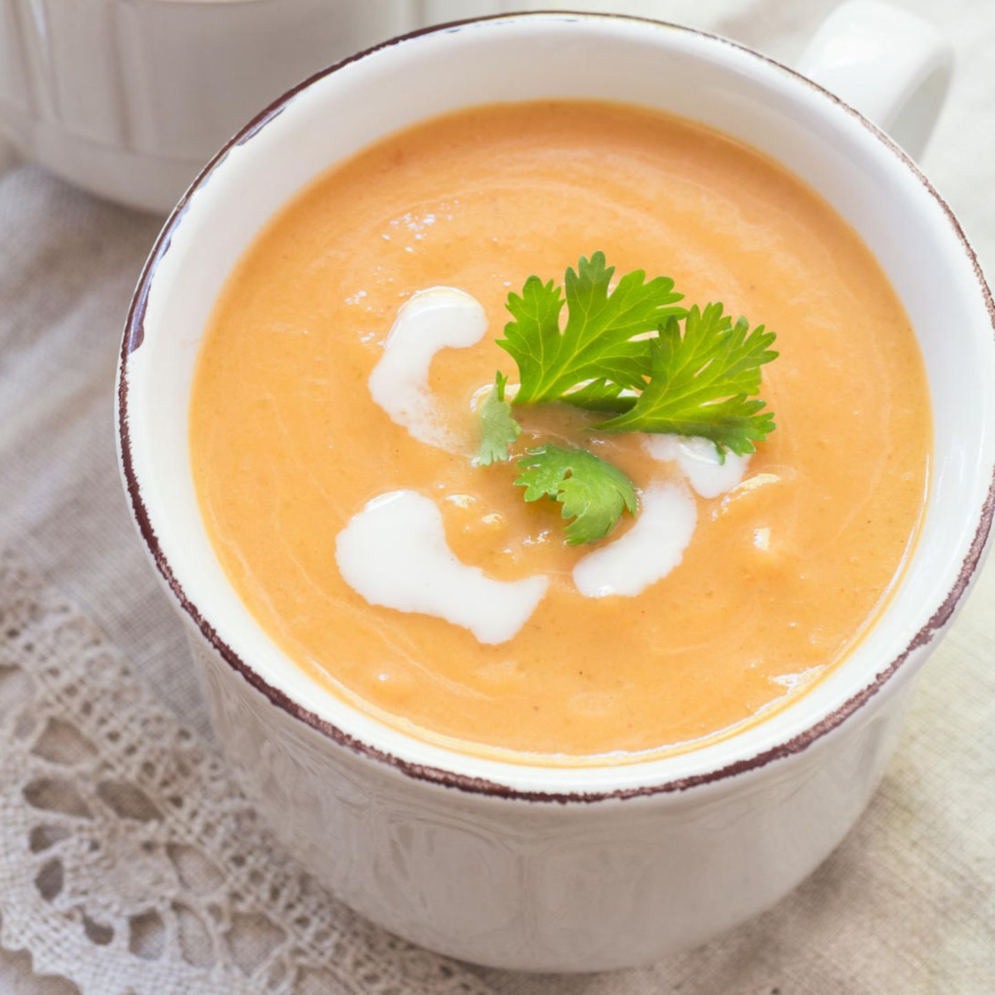 Kürbissuppe Mit Kokosmilch Und Kartoffeln - Carne Rezept Ideen