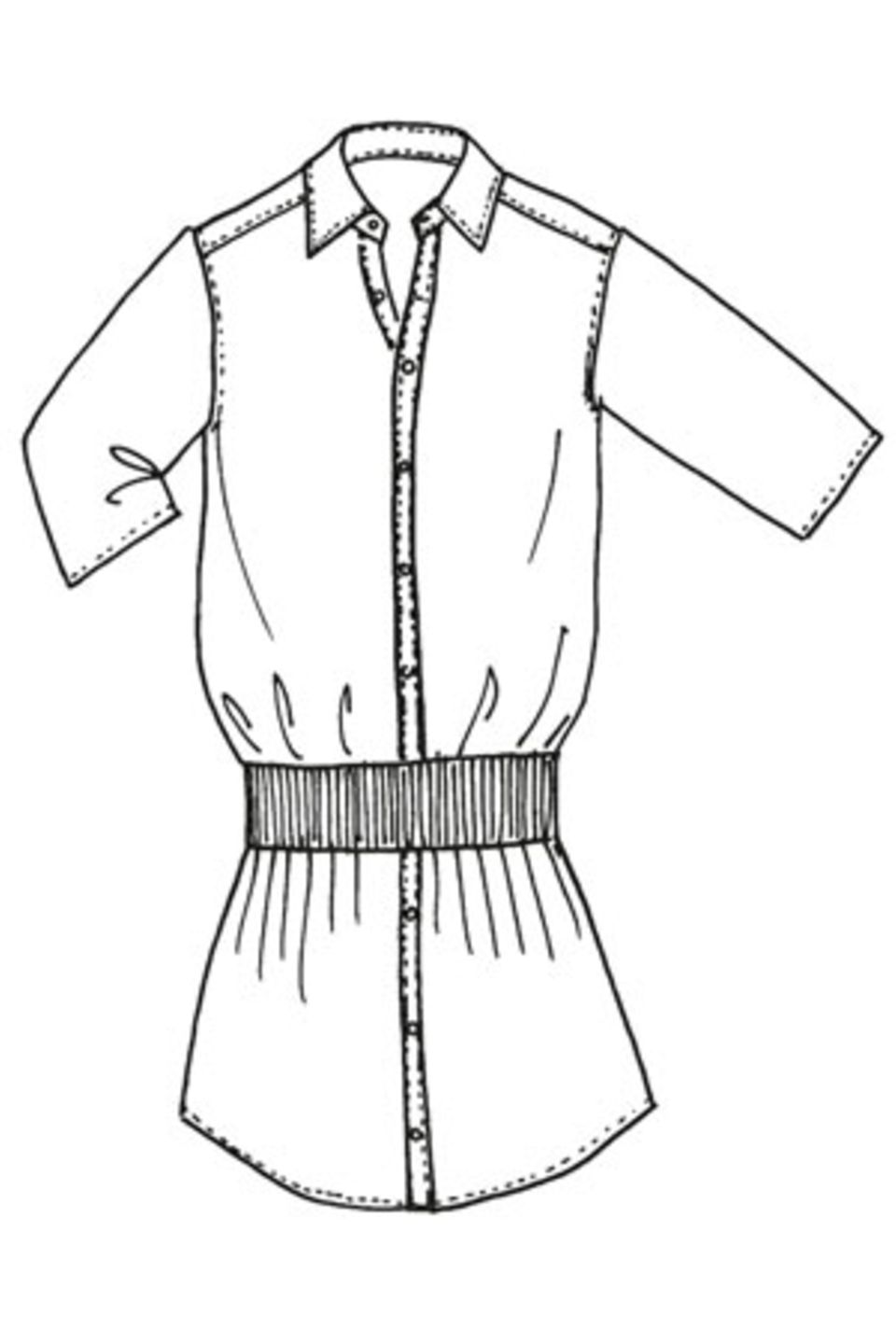Hemdblusenkleid nähen - eine Anleitung Hemdblusenkleid nähen - eine Anleitung