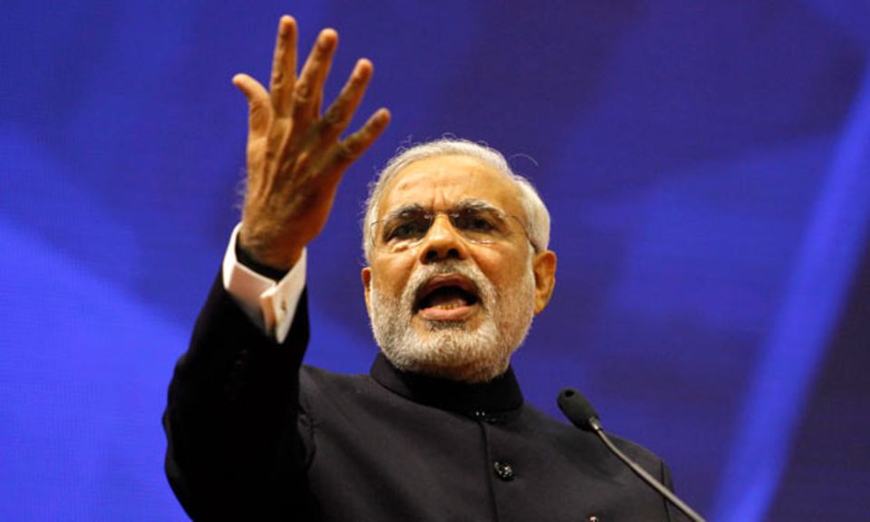 Der neue Premierminister Indiens und radikale Nationalist Narendra Modi kann die Massen für sich begeistern.