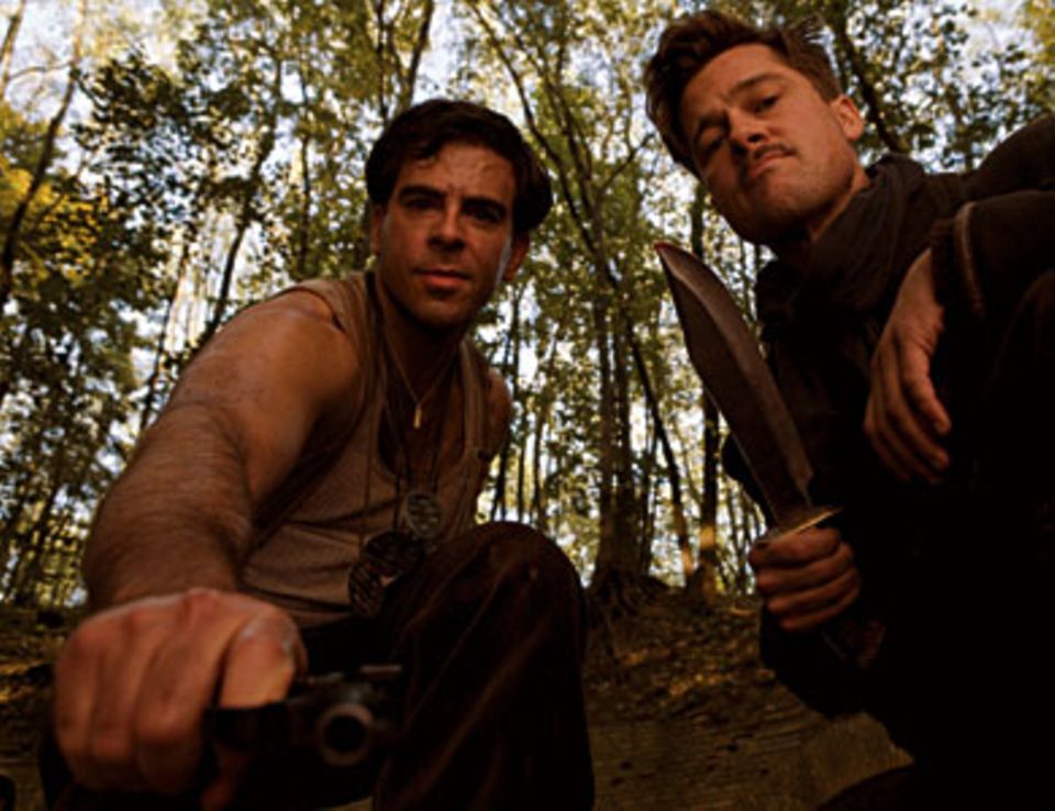Kino-Tipp: Inglourious Basterds Eli Roth und Brad Pitt