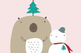 Weihnachtskarte "Beary Christmas!"