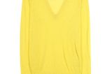 Knallig gelber Sommerstrick-Pullover von Isabel Marant aus Alpakawolle über My Theresa, 170 Euro.