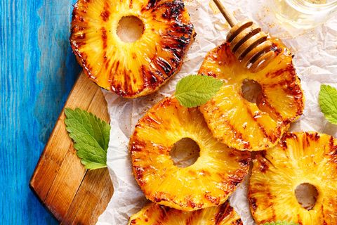 Obst grillen: Gegrillte Ananas