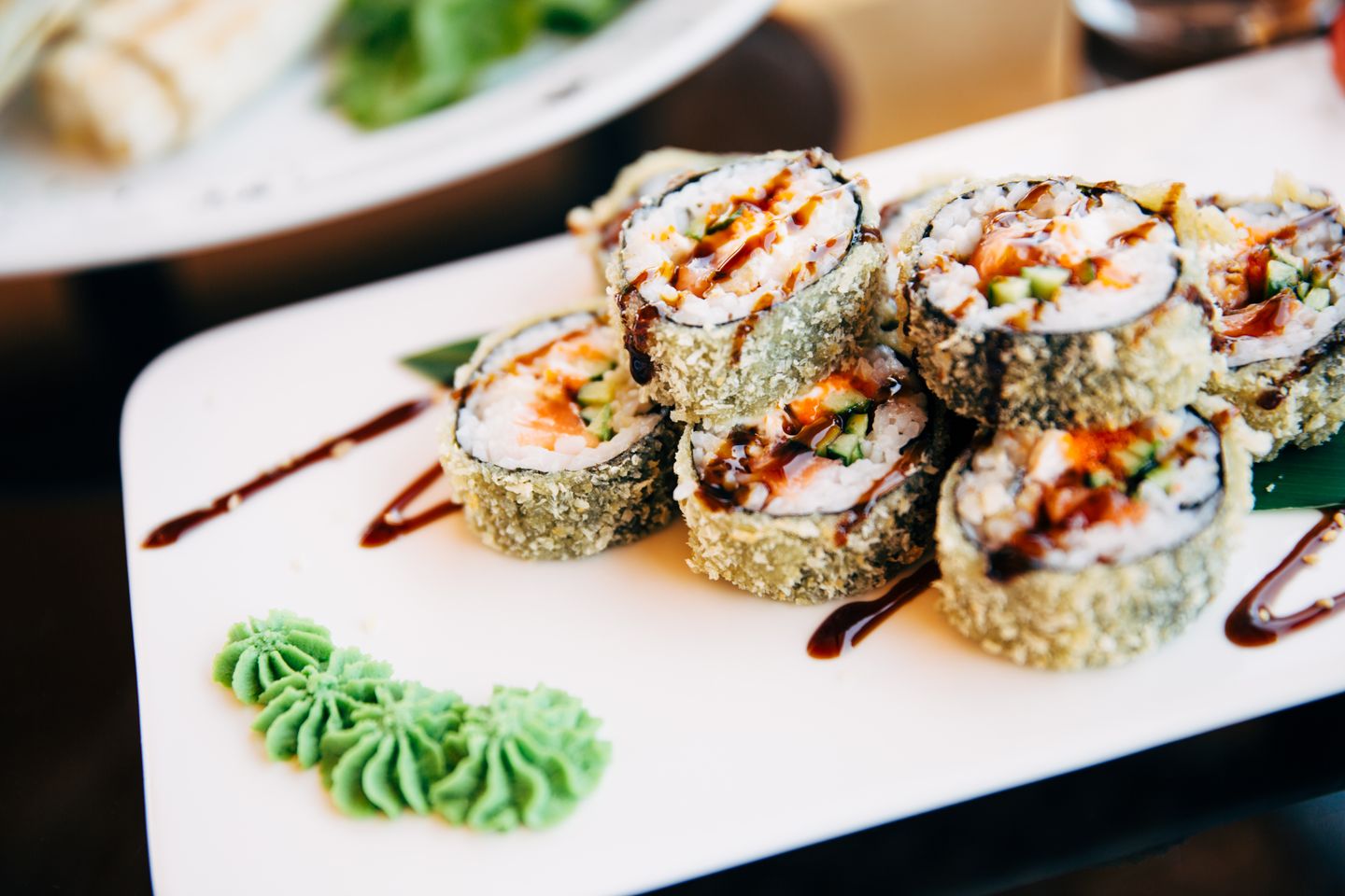 Das ist gar kein Wasabi, was wir zum Sushi essen