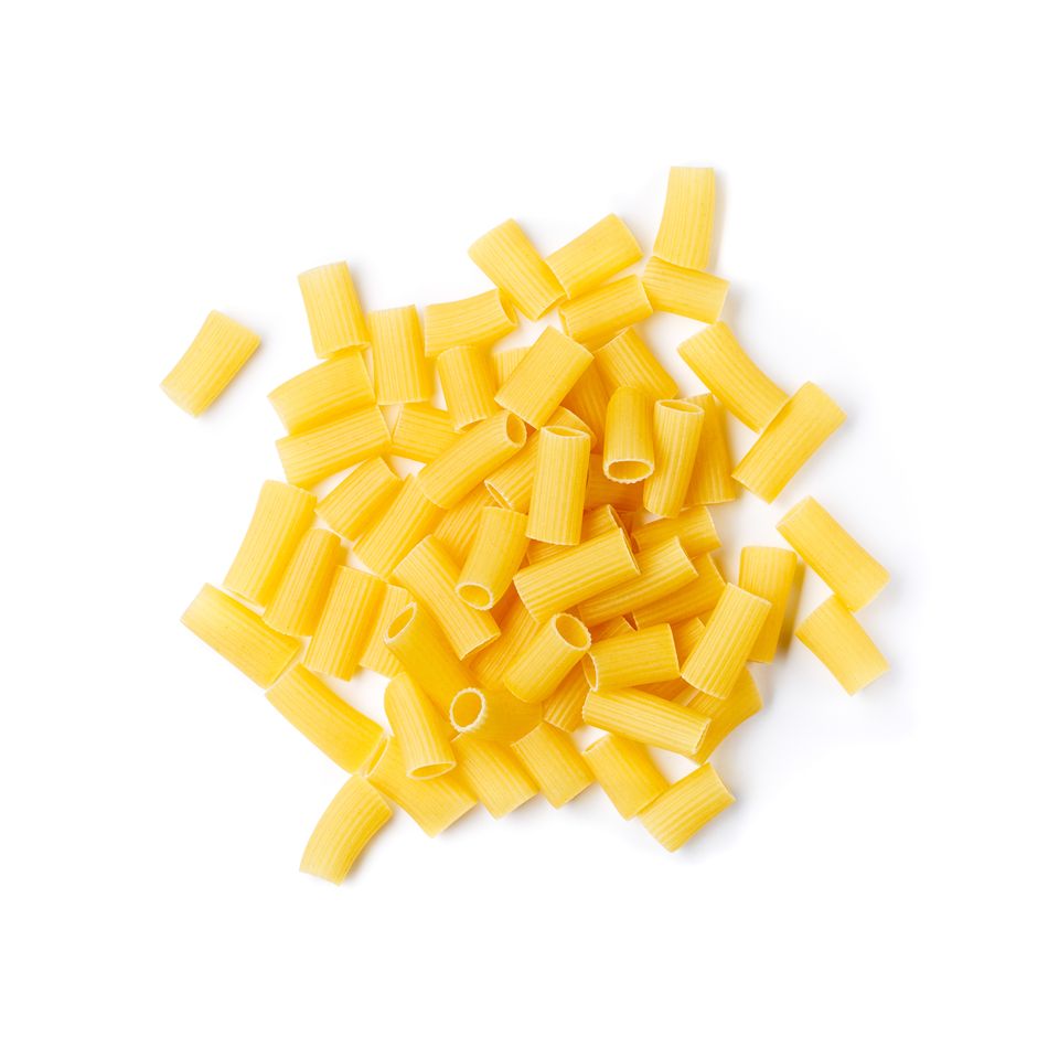 Rigatoni Nudeln Rigattoni leckere Röhren-Nudeln