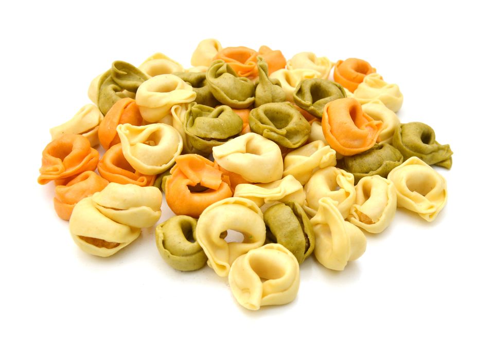 Tortellini Nudeln Tortellini: bunte Nudeln