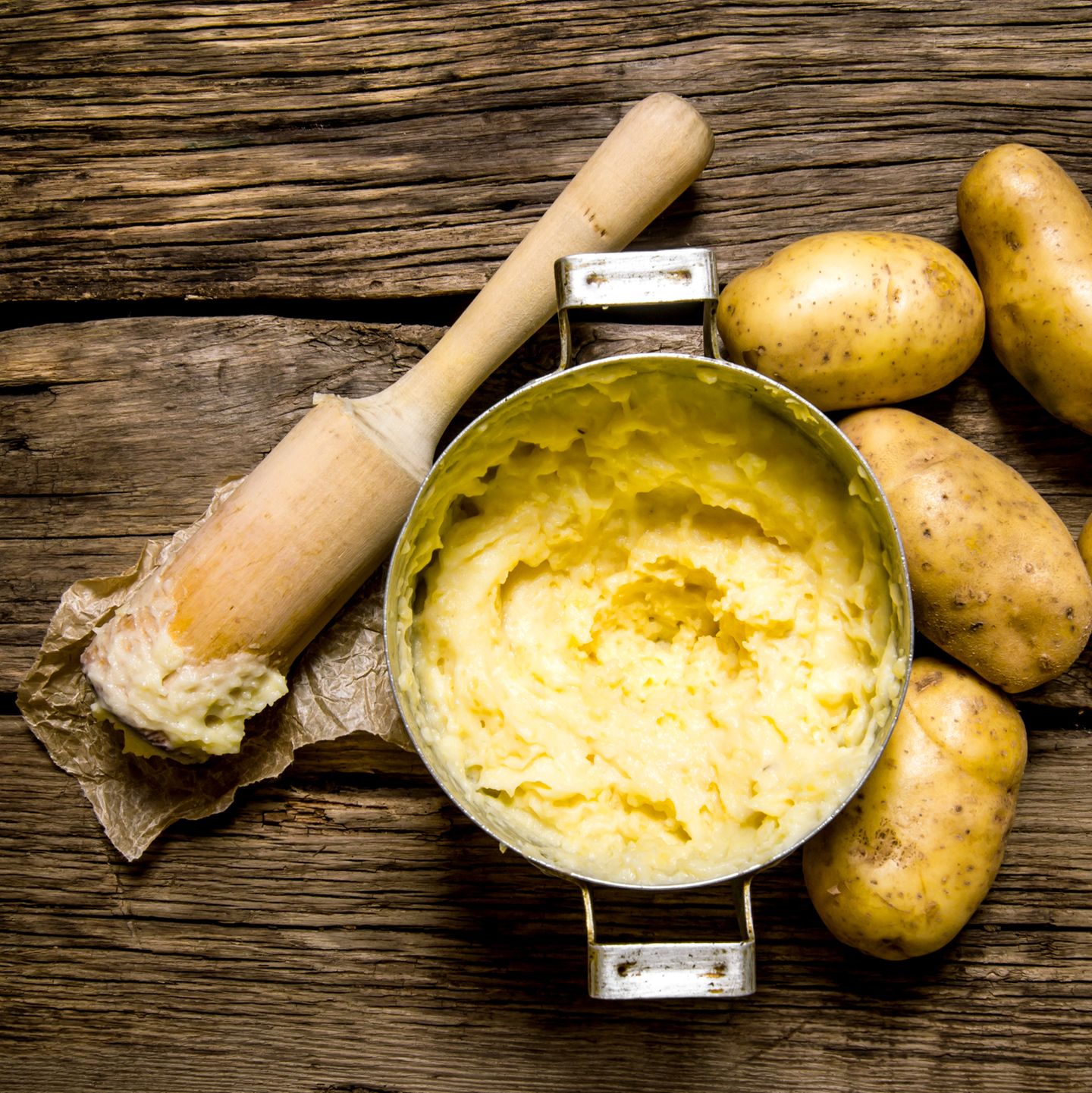 Kartoffelbrei selber machen: Kartoffelbrei - selbstgestampft schmeckt er am  besten