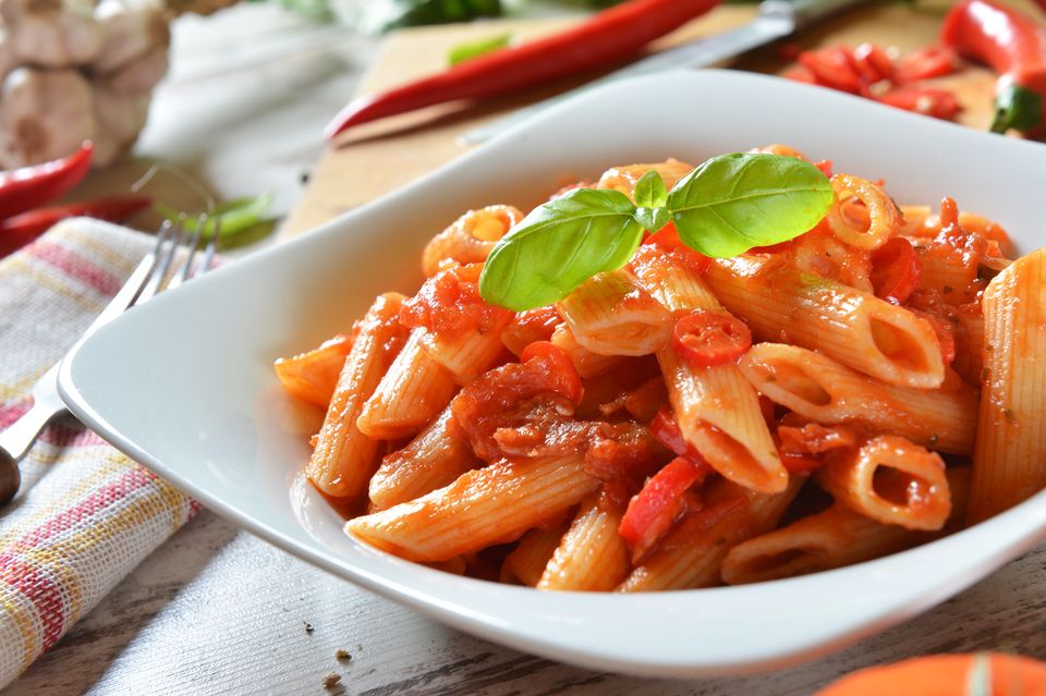 Penne all'Arrabbiata Penne all'Arrabbiata: scharfer, italienischer Genuss