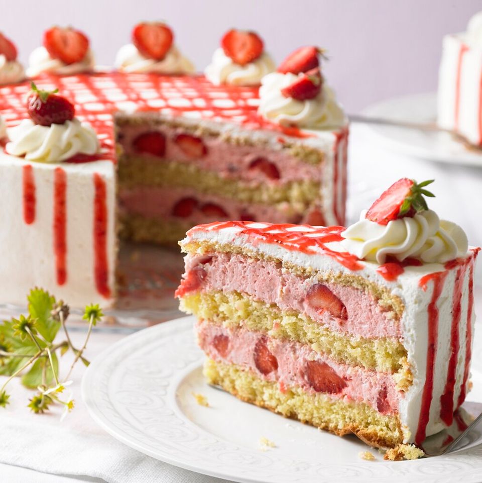 Erdbeertorte Unser Bestes Rezept Brigitte De