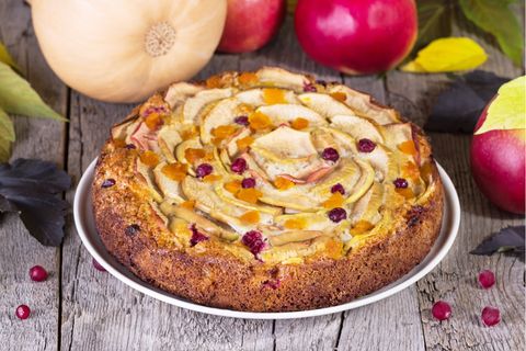 Kürbis-Apfel-Kuchen für den Herbst