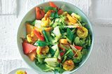 Bunter Gruken-Melone-Salat mit Garnelen