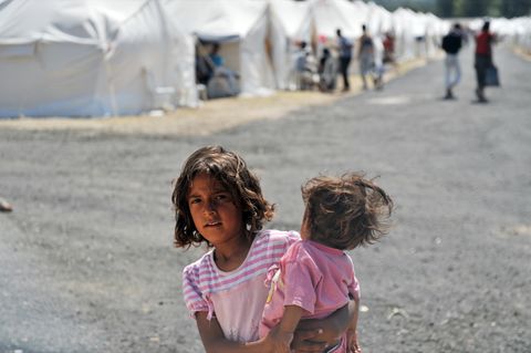 Syrisches Flüchtlingsmädchen