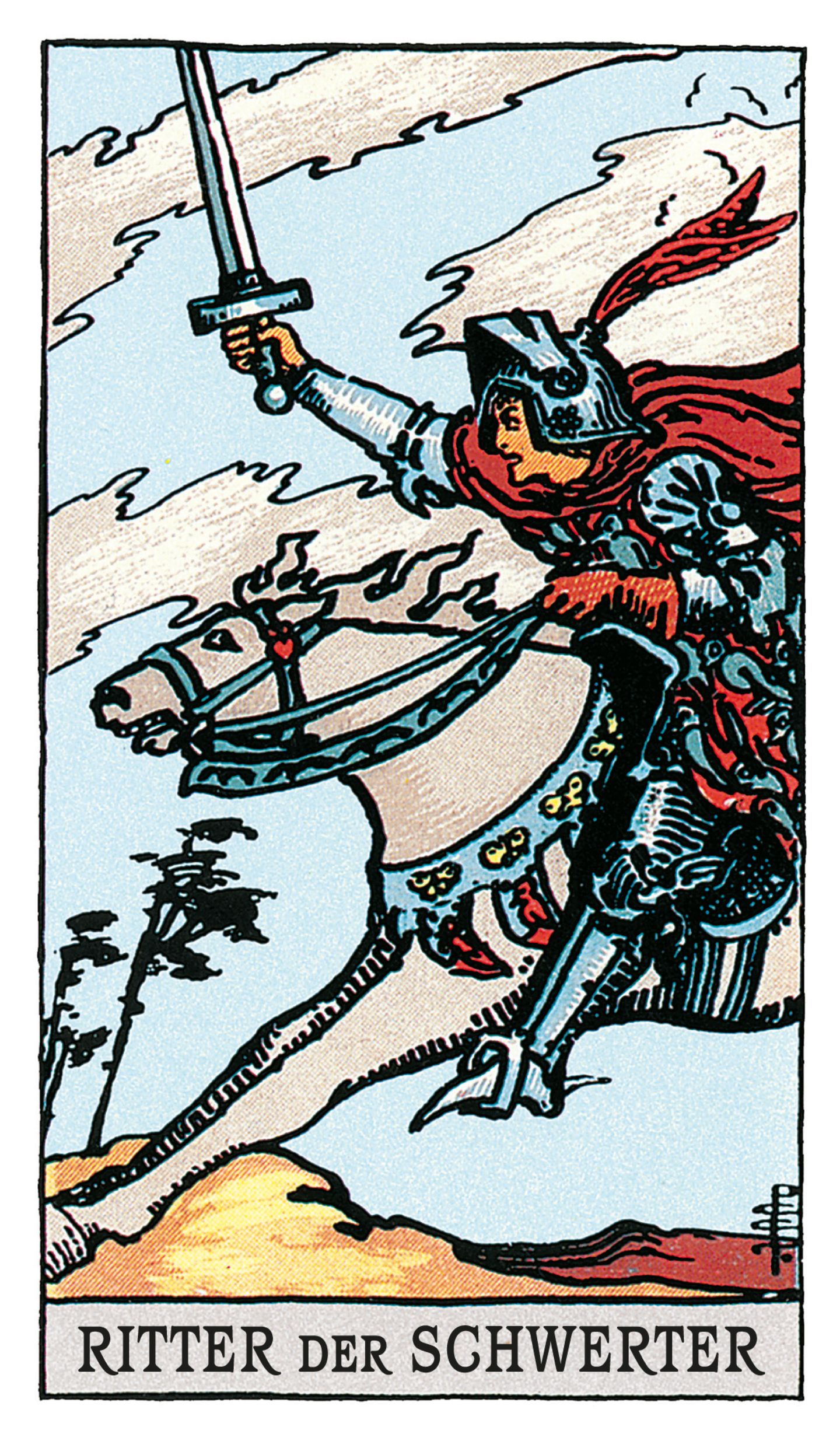 Tarotkarte Der Ritter der Schwerter