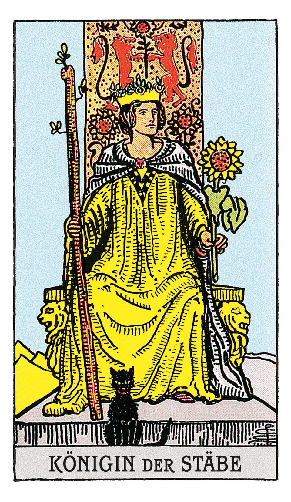 Die Königin der Stäbe deine Tarotkarte BRIGITTE.de