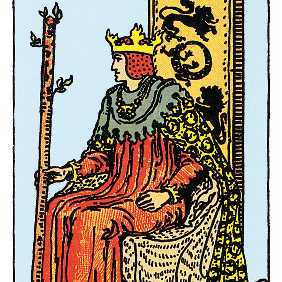 Tarotkarte Der König der Stäbe