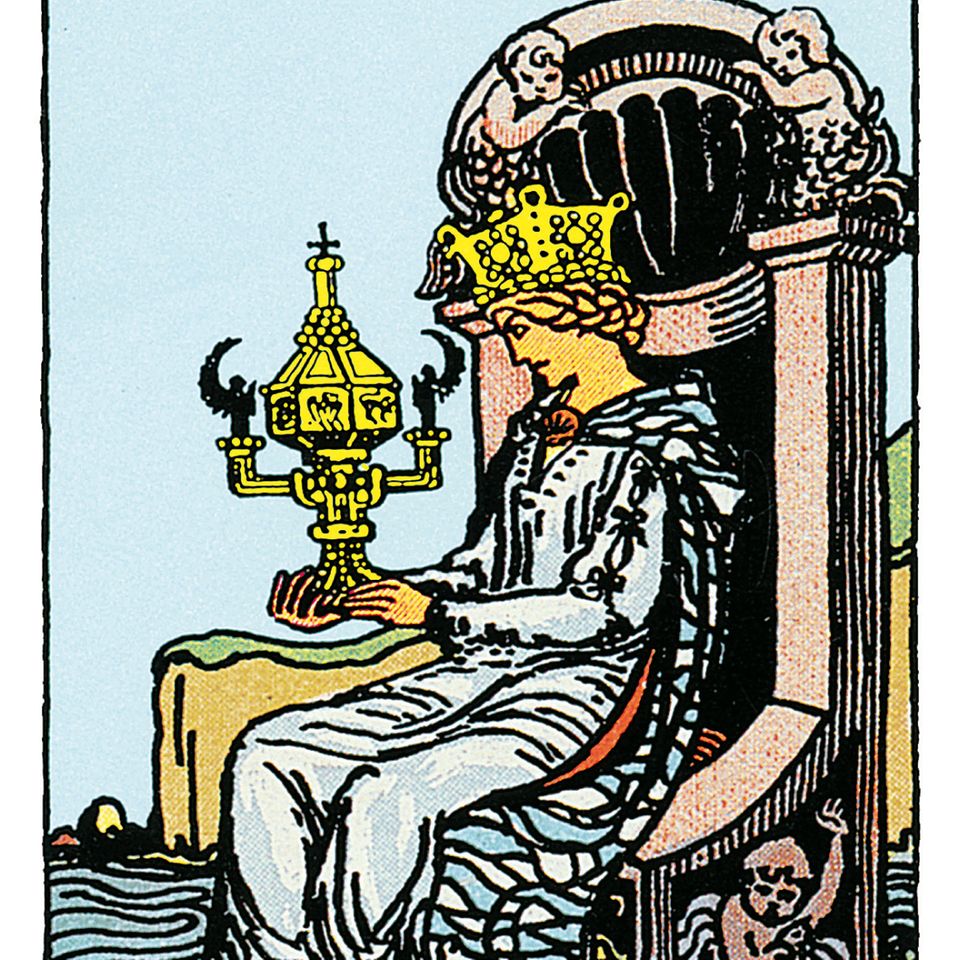 Tarotkarte Königin der Kelche