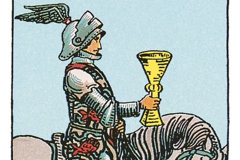 Tarotkarte Der Ritter der Kelche