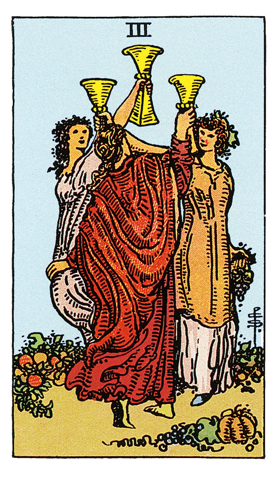 Drei der Kelche deine Tarotkarte BRIGITTE.de