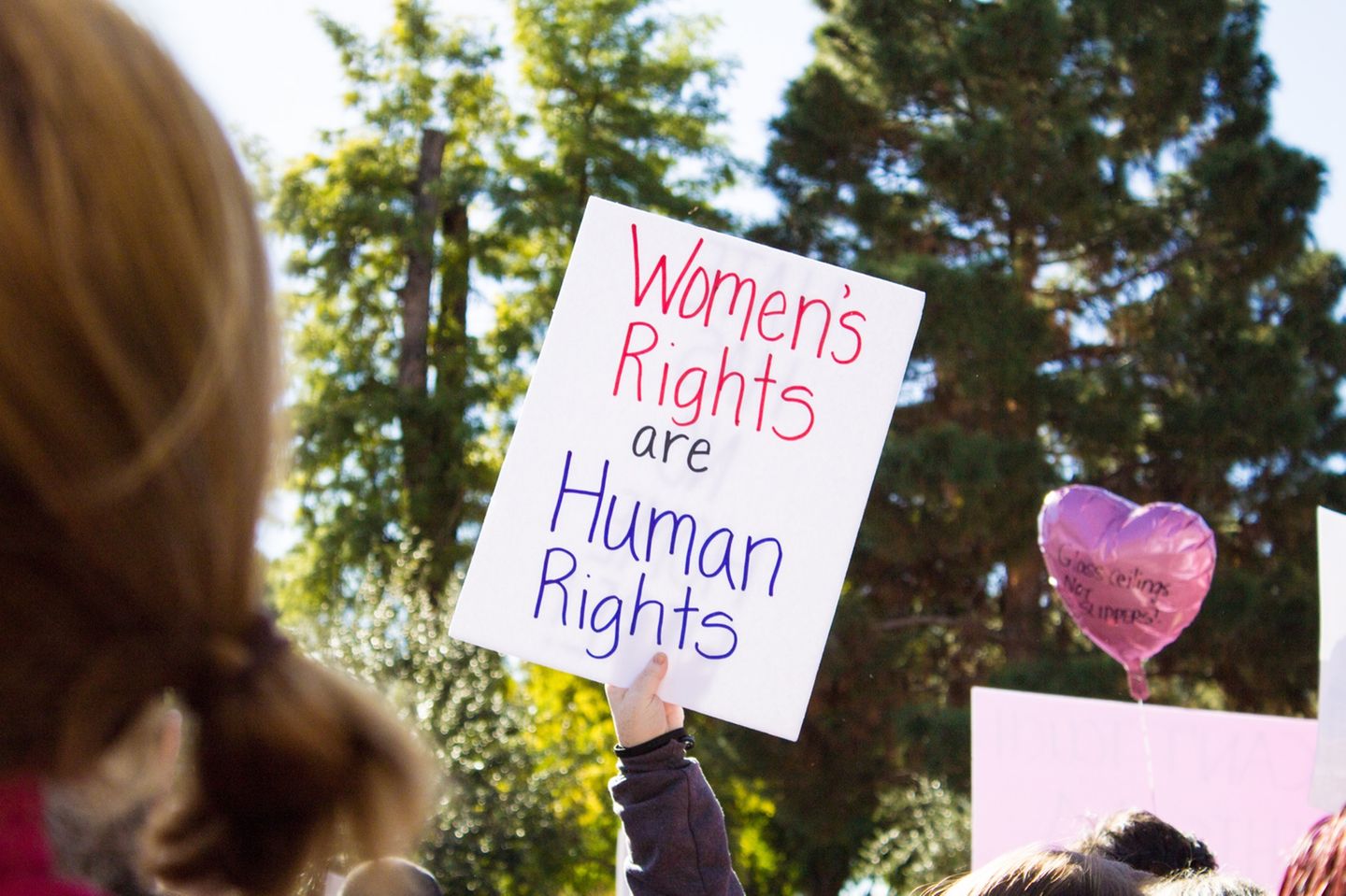 Frauen kämpfen für ihre Rechte