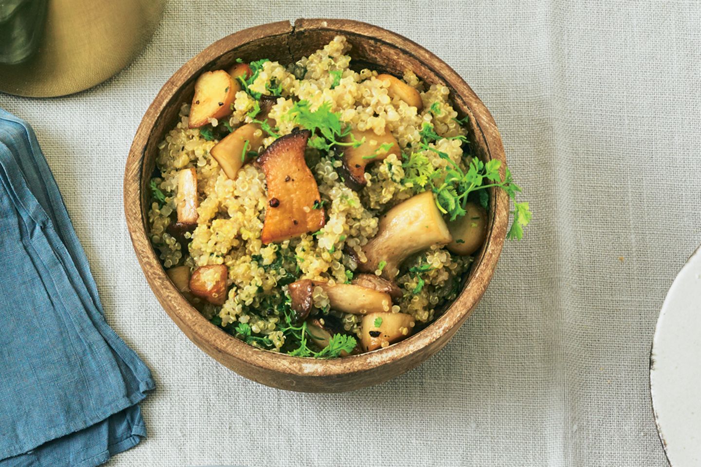 Krauterseitling Quinoa Brigitte De