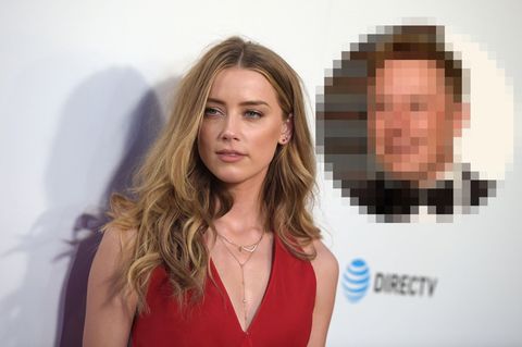 Amber Heard und Elon Musk mit Kussfoto
