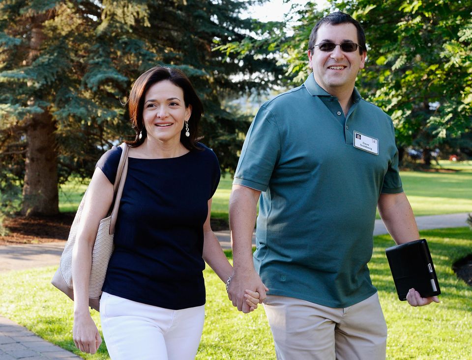 Sheryl Sandberg und ihr verstorbener Mann Dave Goldberg