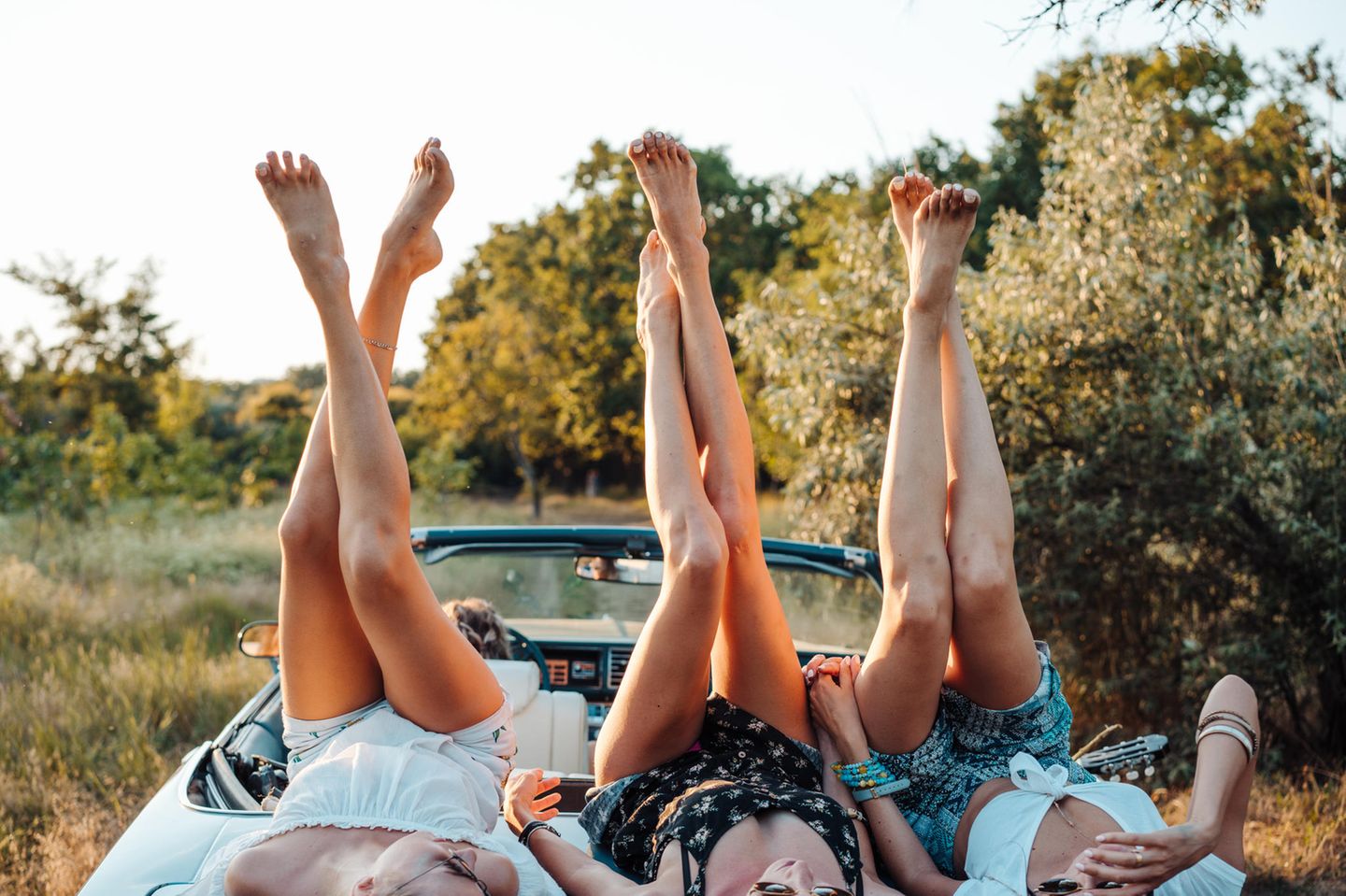 Schöne Beine im Sommer