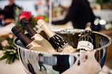 Unsere Gäste konnten zwischen Württemberg Cuvée Blanc de Noir (Würtembergische Weingärtner-Zentralgenossenschaft eG), einem Zero Mousseux alkoholfrei (Genossenschaftskellerei Heilbronn-Erlenbach-Weinsber eG) und einem 2016 Riesling Spätlese trocken (Collegium Wirtemberg eG) wählen (www.wein-heimat-württemberg.de).