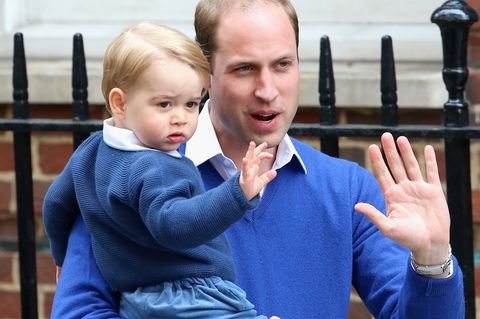 Prinz William und sein Sohn Prinz George sind unzertrennlich