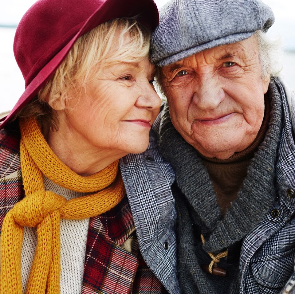 Zusammen alt werden: Älteres Paar
