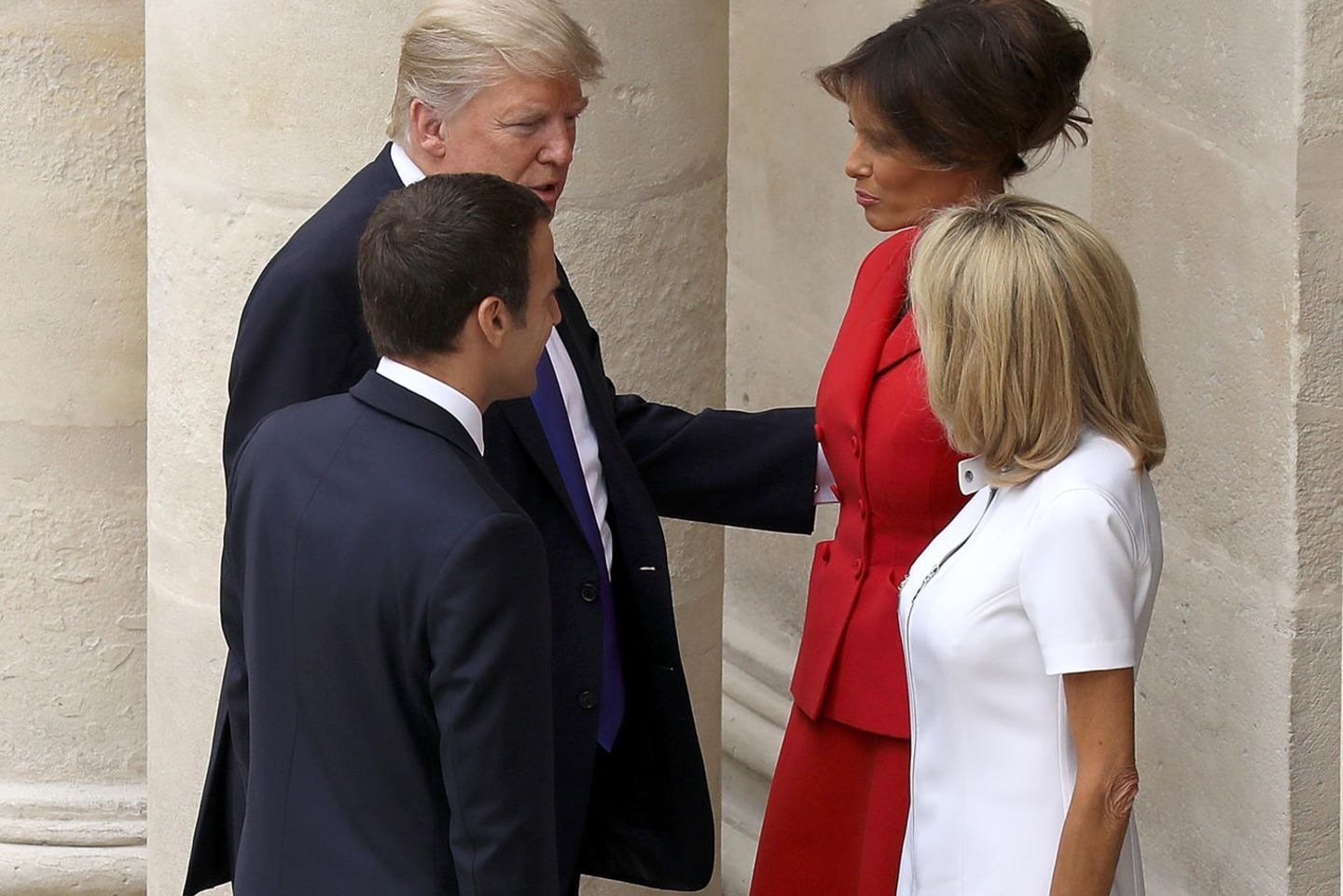 Peinlich! Trump-Kommentar über Brigitte Macron sorgt für Aufruhr