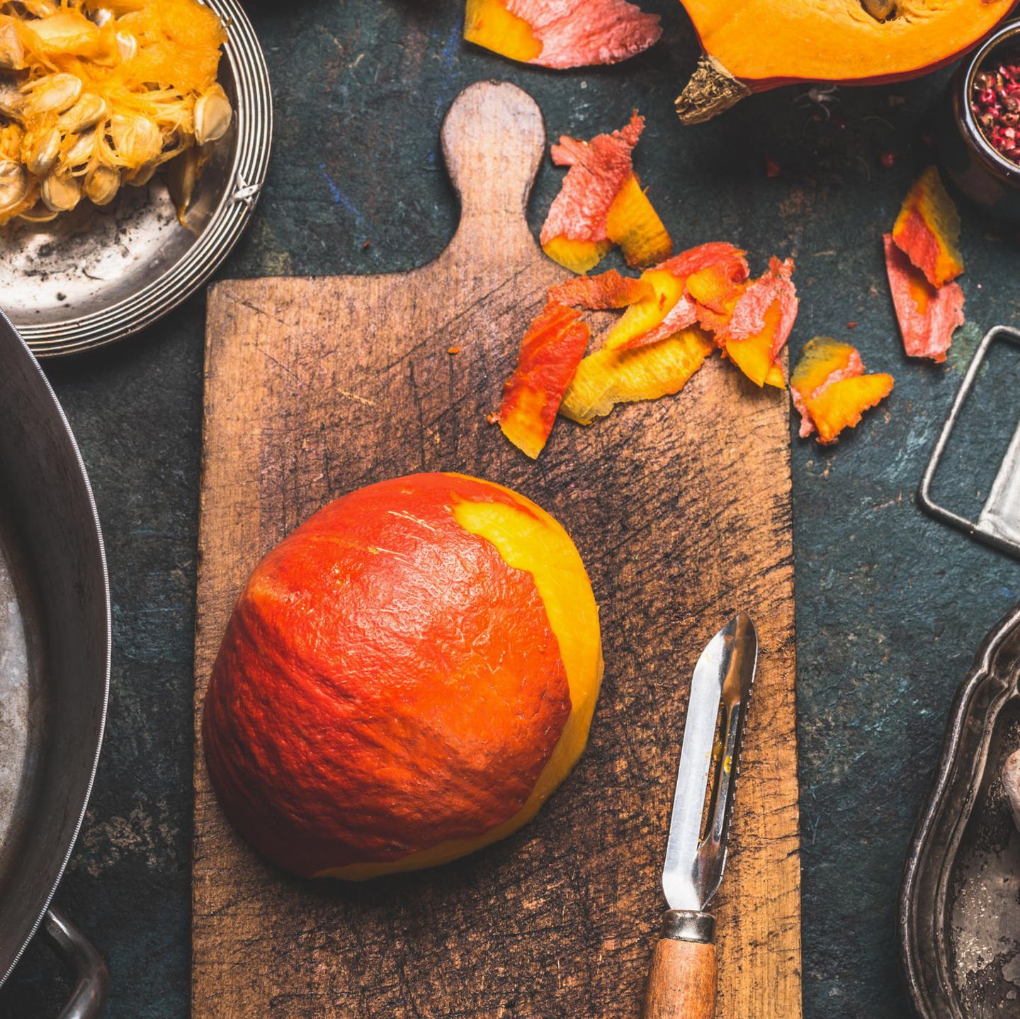 Peel the pumpkin: Here's how
