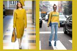 Streetslooks mit Pantone Farbtrend Herbst 2017 Lemon Curry