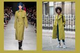 Streetslooks mit Pantone Farbtrend Herbst 2017 Golden Olive