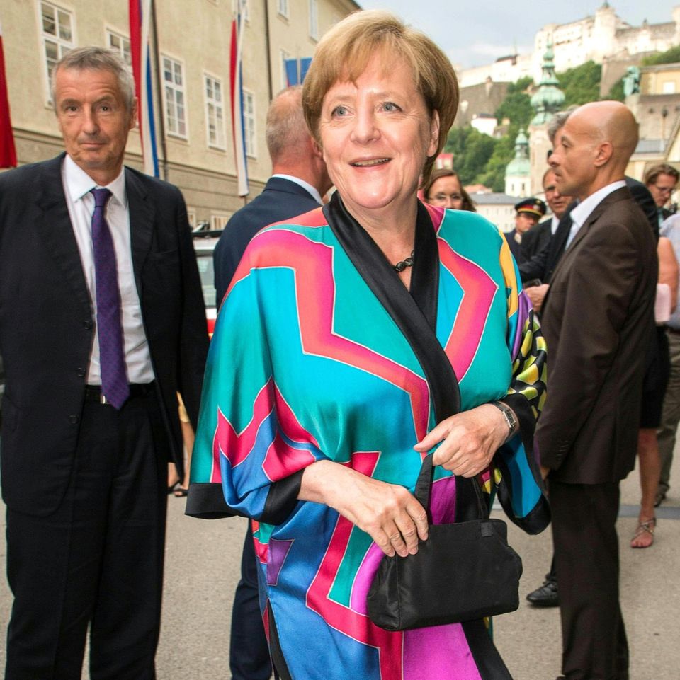 Angela Merkel bei den Salzburger Festspielen