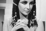 Elizabeth Taylor spielte 1963 in dem Film Cleopatra mit