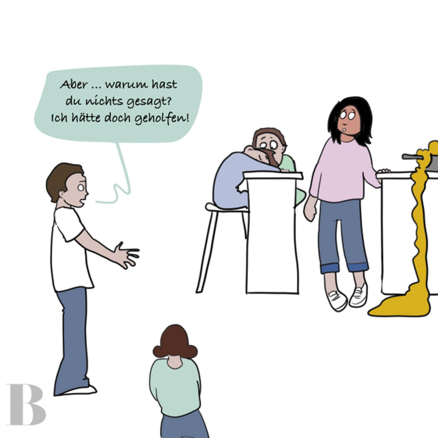 Aha!: Dieser Comic erklärt, warum Männer nicht im Haushalt arbeiten