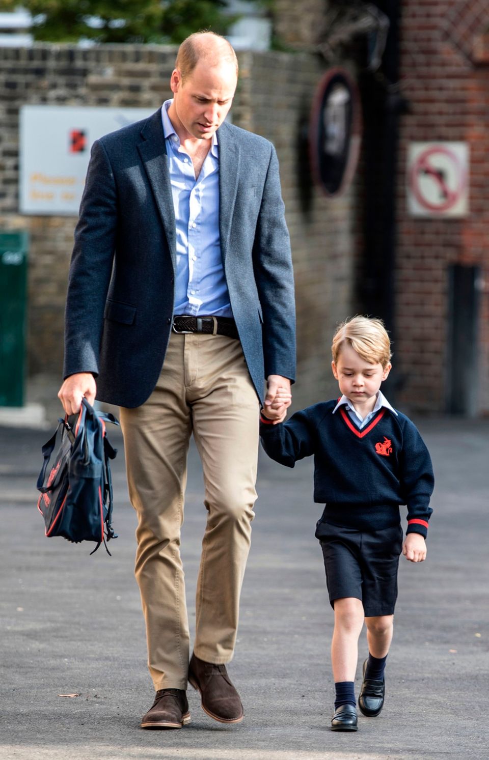 Die Bilder: Prinz George hat seinen ersten Schultag