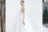 Brautkleider-Trends 2018: Schleier bei Oscar de la Renta